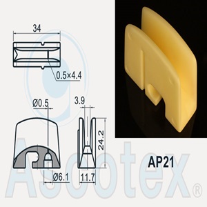 Sứ Ceramic dẫn sợi Ceramic Oiling Guide AP21